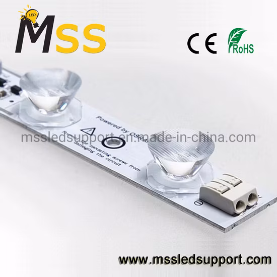 Светодиодное освещение бокового вида с жесткой рамкой